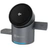 Cargador Inalambrico 3 En 1 Marca Klip Xtreme Modelo PowerDesk Spin Potencia De Hasta 15 Watts Con Tecnologia Qi Color Negro KDC-400