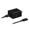 Cargador De Pared Marca Samsung Modelo EP-T4511X Con 1 Puerto USB-C Potencia De 45 Watts Color NegroConCableUSB-C