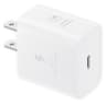 SAMSUNG CARGADOR 1 USB-C 25W  DE PARED BLANCO SIN CABLE EP-T2510NWTGTW