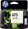 Liquidacion Cartucho De Tinta De Color Marca HP Modelo #675 (CN691AL) Para ImpresoraHP4575