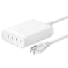 Cargador Para Pared Marca Belkin Modelo Boostcharge WCH015dqWH Con 4 Puertos USB-C Potencia TotalDe200Watts