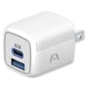 Cargador De Pared Marca ArgomTech Modelo Volta P38 Potencia De 38 Watts Con 1 Puerto USB-C 1 Puerto USB-A Y Tecnologia GaN
