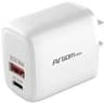 ARGOM CARGADOR 40W 1PUERTO USB-C y USB-A PARED ARG-AC-0115WT