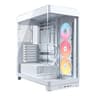 Case Marca CORSAIR Modelo FRAME 4500X RS-R ARGB Sin Fuente De Poder Con 3 Ventiladores RS-R ARGB de 120 mm Con Rotor Inverso Color Blanco CC-9011315-WW