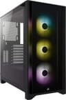 Case Corsair Icue 4000X RGB Vidrio Templado Sin Fuente Color Negro CC-9011204-WW