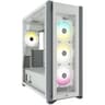 Case Corsair Icue 7000X RGB Vidrio Templado Sin Fuente Color Blanco CC-9011227-WW