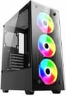CASE CHECKPOINT CP-500RGB TEMPERED GLASS  SIN FUENTE DE PODER