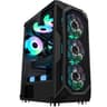 CASE CHECKPOINT CP-600RGB SIN FUENTE DE PODER NEGRO