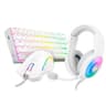 Combo Redragon Modelo S129W Incluye Teclado Con Switch Red Idioma En Ingles Modelo K630W, Mouse Modelo M607W Y AudifonoModeloH350-RGB
