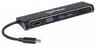 Convertidor Docking Manhattan 152631 USB-C 3.1 A 4 En 1 A HDMI VGA
