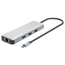 Docking Station USB-C Marca Manhattan Modelo 190435 Conexion 9 En 1 Resolucion 4K Power Delivery De 100 Watts