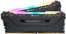 2 Memorias RAM DDR4 De 16GB Cada Una Marca CORSAIR Modelo VENGEANCE RGB PRO Con Frecuencia De 3000Mhz Latencia CL16 Color Negro