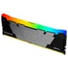 Memoria RAM DDR4 De 8GB Marca Kingston Fury Modelo Renegade Con Frecuencia De 3600Mhz Latencia CL16 Tipo DIMM Color Negro Con RGB KF436C16RB2A/8