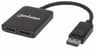 Splitter Manhattan 207768 Display Port A 2 Display Port Con Multi-Stream Transport