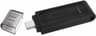 Memoria USB-C 3.2 Marca Kingston Modelo Flashdrive DataTraveler 70 Capacidad De 64GB