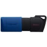 Memoria USB 3.2 Marca Kingston Modelo Flashdrive DataTraveler Exodia M Capacidad De 64GB Color Azul Con Negro