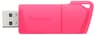 Memoria USB 3.2 Marca Kingston Modelo Flashdrive DataTraveler Exodia M Capacidad De 64GB Color Neon Rosado