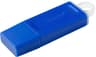 Memoria USB 3.2 Marca Kingston Modelo Flashdrive DataTraveler Exodia Capacidad De 64GB Color Azul