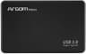 Gabinete Argom De 2.5" Para Disco Duro SATA 3.0 Color Negro AC-1032