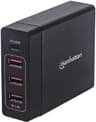 MANHATTAN 102124 ESTACION DE CARGA 3 USB 12W 1 USB-C 60W 2.4A