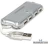 MANHATTAN 160599  HUB USB DE 4 PUERTOS  USB 2.0  2000/XP/VISTA