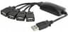 XTECH XTC-320 HUB USB DE 4 PUERTOS  USB 2.0  