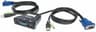 MANHATTAN 151245 KVM SWITCH USB 2 PUERTOS MINI KIT CON CABLE 
