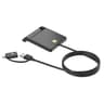 Lector de tarjetas inteligentes por contacto Manhattan Modelo 102759 con conexiones USB-C y USB-A