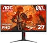 Monitor LED Gaming Curvo Marca AOC Modelo C27G4H  27" 1920 x 1080 FHD Fast VA 180 Hz 0.5 ms DP+HDMI Adaptive Sync