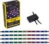 Controlador De Iluminacion Marca CORSAIR Modelo iCUE Lighting Node PRO RGB Con 4 Led Strips