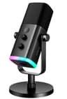 MICROFONO FIFINE MODELO AM8 PARA PC Y GAMING USB CON STAND RGB NEGRO