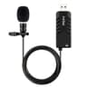 MICROFONO FIFINE MODELO K053 CON CLIP USB PARA COMPUTADORA NEGRO