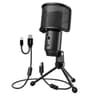 MICROFONO FIFINE MODELO K683A CON TRIPOD USB-A Y USB-C NEGRO