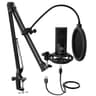 MICROFONO FIFINE MODELO T669 PARA STREAMING USB CON BRAZO STAND NEGRO 