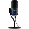 Microfono Marca Logitech Modelo Yeti GX Con LIGHTSYNC Y RGB Conexion Por USB Color Negro
