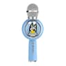 Microfono Bluetooth Marca OTL Modelo Karaoke Diseno Bluey Color Azul