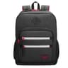 Mochila Marca Solo New York Modelo Vortex R Para Portatil De Hasta 15.6" Color Gris Oscuro Con Rojo UBN796-4/12