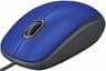 Mouse Optico Marca Logitech Modelo M110 Silent Color Azul Conexion USB Con 1000 De DPI