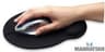 Mouse Pad Manhattan 434362 Con Respaldo Para Muñeca Gel Color Negro