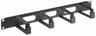 INTELLINET 711074 PANEL ADMINISTRADOR DE CABLE 19" DE 4 ARILLOS NEGRO