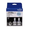 Paquete De 2 Botellas De Tinta Original Brother Modelo BTD100BKMEX Color Negro De Ultra Alto Rendimiento 108 ml Cada Una Para Impresoras InkBenefit Tank 2PK