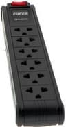 REGLETA FORZA FPS-005B 6 TOMAS NEGRO 2400W