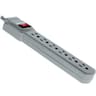 Regleta Marca Forza Modelo FSP-601UL Con 6 Tomas Color Gris Capacidad De 90 Joules