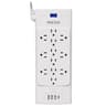 Regleta Marca Forza Modelo FSP-1221USBCW Con 12 Tomas 1 Puerto USB-C 3 Puertos USB-A Color Blanco Capacidad De 2700 Joules