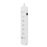 Regleta Smart Marca Nexxt Modelo NHP-E710 Con 1 Puerto USB-A 2 Puertos USB-C Y 4 Tomacorrientes Con 800J De Proteccion Contra Sobretensiones