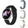 RELOJ ARGOM SKEIWATCH C30 MICROFONO PANTALLA 1.30" BLUETOOTH 5.3 COMPATIBLE CON ANDROID E IOS IP67  COLOR PLATEADO