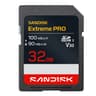 Tarjeta SD Marca SanDisk Modelo Extreme PRO SDHC Capacidad De 32GB Interfaz UHS-I Velocidad De Lectura De Hasta 100MB/s Escritura De Hasta 90MB/s Clase U3 V30 Compatible Con Video 4K UHD