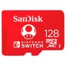 Micro Secure Digital SDXC Sandisk 128GB Para Nintendo Switch Super Mario Mushroom