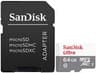 Micro SD Secure Digital SDXC Sandisk Ultra De 64Gb Clase 10 Hasta 100Mb 