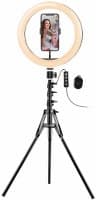 ARGOM SPOTLIGHT PRO 9320 ANILLO LUZ LED 10" FULL TRIPOD ARG-LP-9320BK